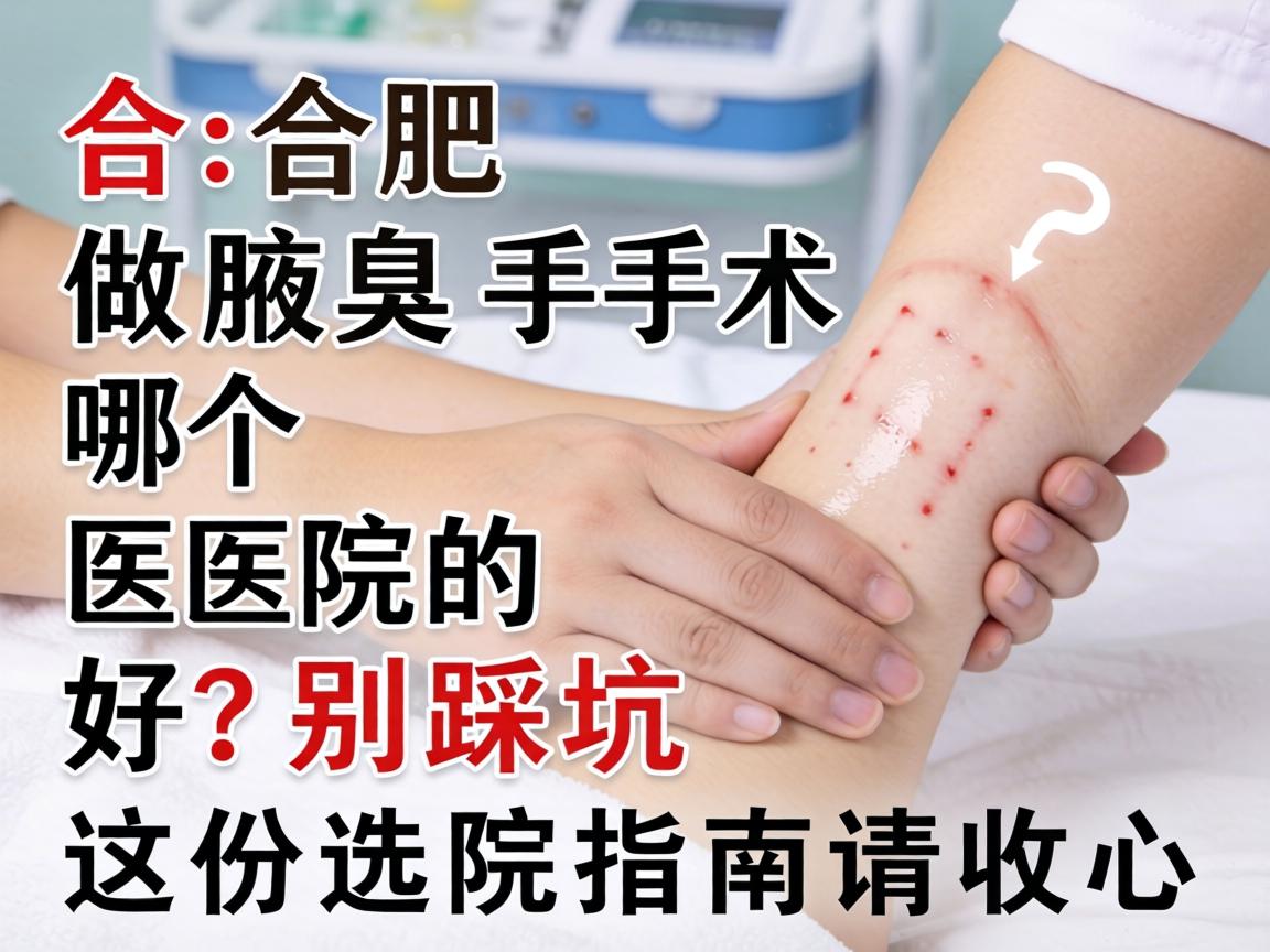 合肥做腋臭手术哪个医院好?别踩坑,这份选院指南请收好 合肥做腋臭手术哪个医院好?别踩坑,这份选院指南请收好