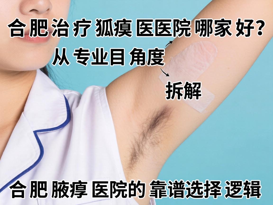 合肥治疗狐臭医院哪家好?从专业角度拆解合肥腋臭医院的靠谱选择逻辑 合肥治疗狐臭医院哪家好?从专业角度拆解合肥腋臭医院的靠谱选择逻辑