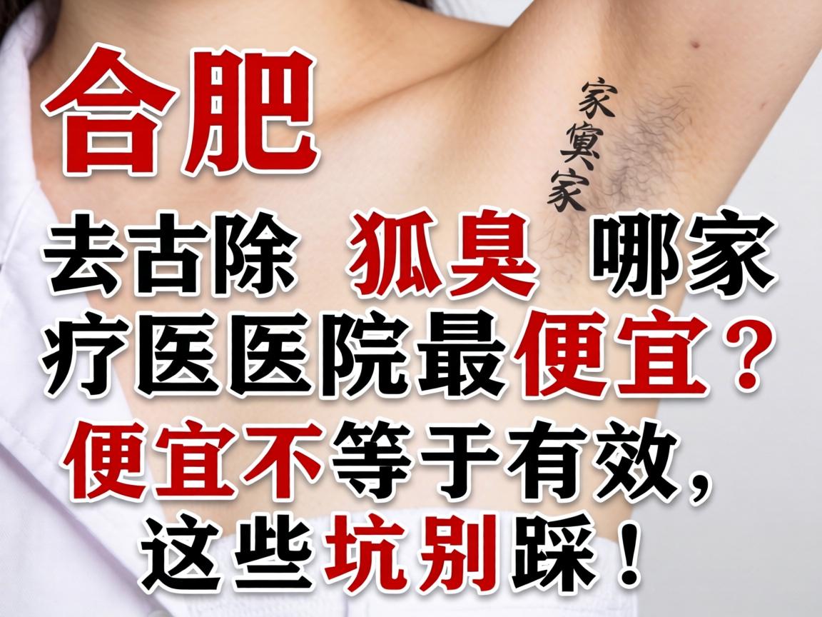 合肥去除狐臭哪家医院最便宜?便宜不等于有效,这些坑别踩! 合肥去除狐臭哪家医院最便宜?便宜不等于有效,这些坑别踩!