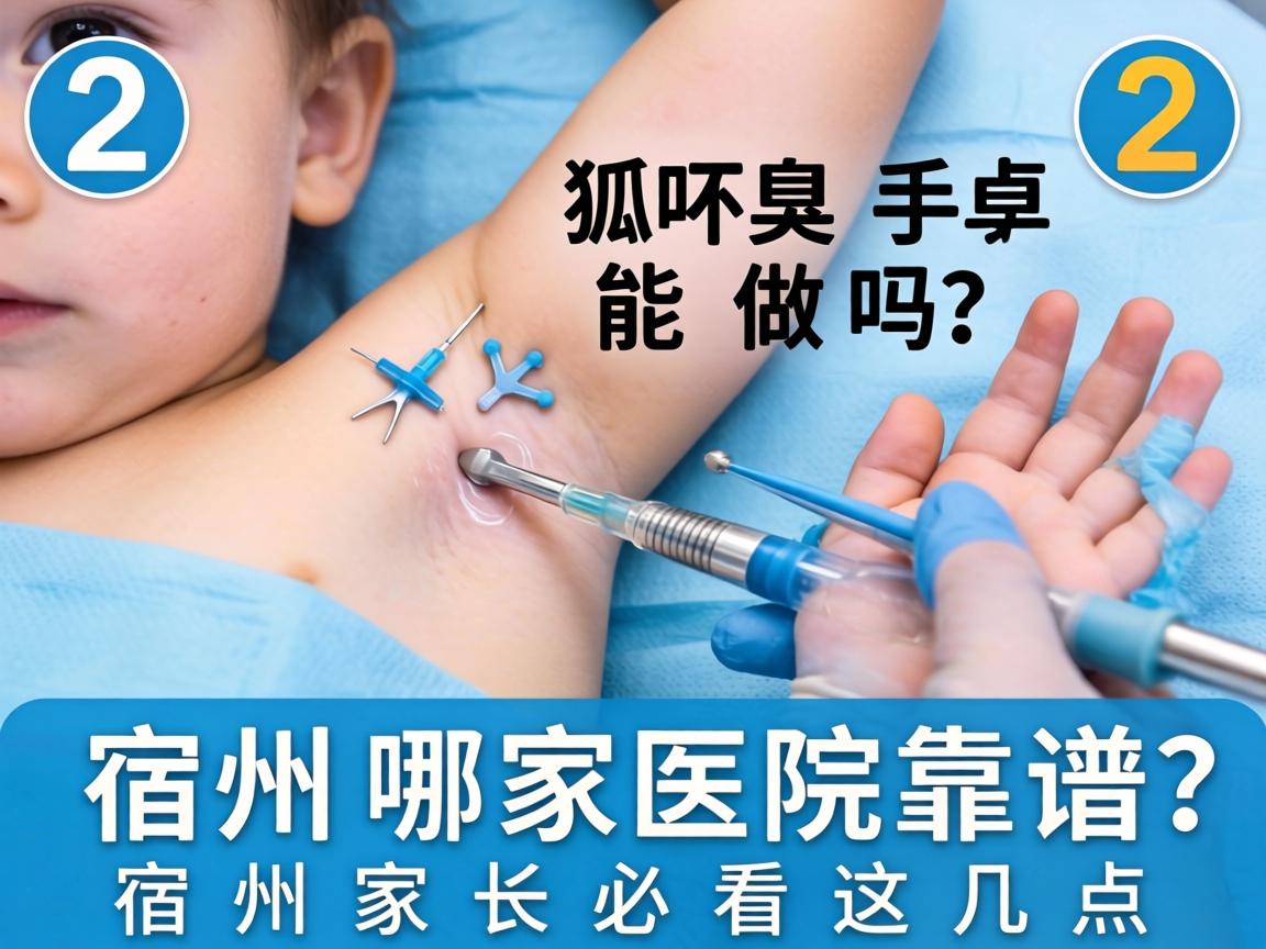 12岁狐臭手术能做吗？宿州哪家医院靠谱？宿州家长必看这几点