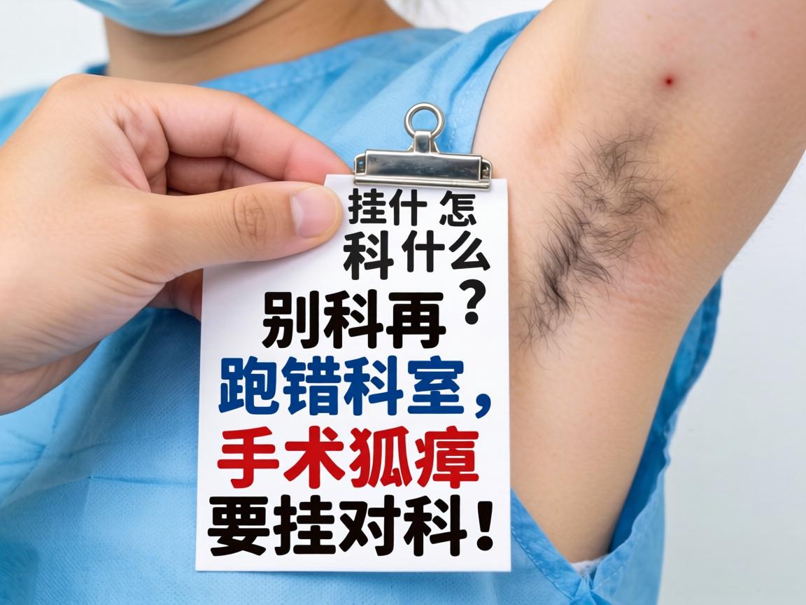 手术狐臭挂什么科?别再跑错科室,手术狐臭要挂对科! 手术狐臭挂什么科?别再跑错科室,手术狐臭要挂对科!