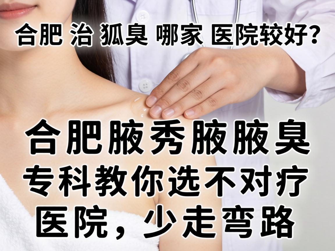 合肥治狐臭哪家医院较好?合肥腋秀腋臭专科教你选对医院,少走弯路 合肥治狐臭哪家医院较好?合肥腋秀腋臭专科教你选对医院,少走弯路