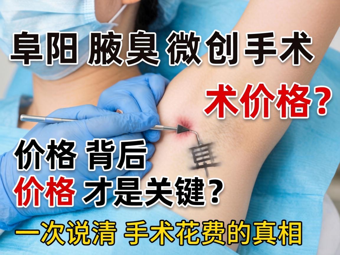 阜阳腋臭微创手术价格，价格背后，价格才是关键？一次说清手术花费的真相