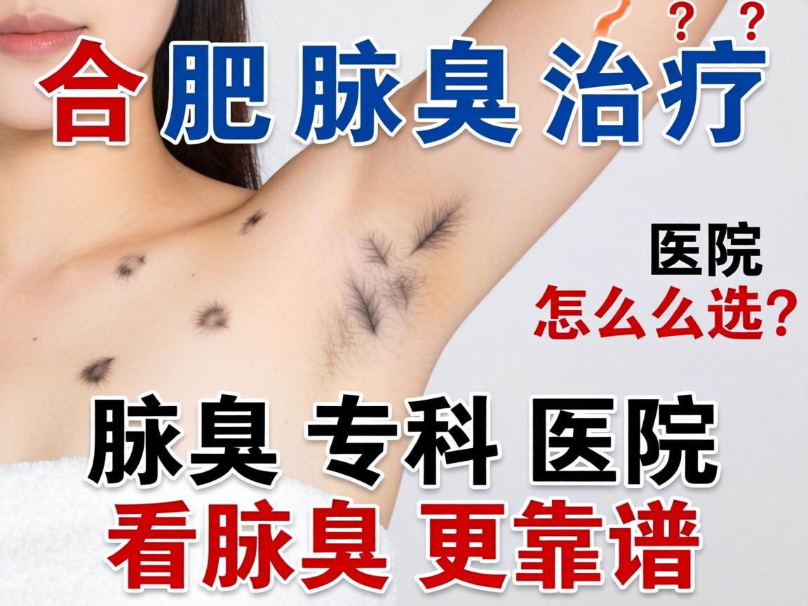 合肥腋臭治疗医院怎么选？腋臭专科医院看腋臭更靠谱