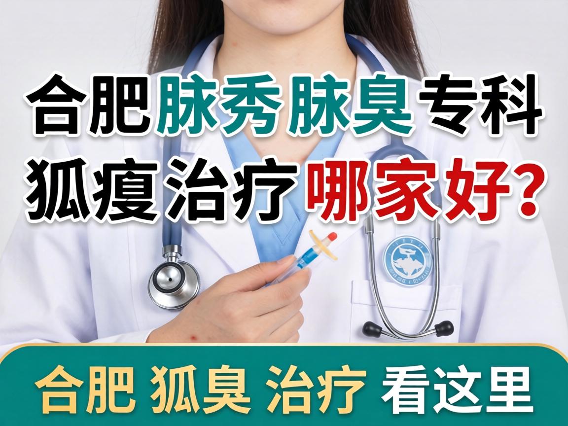 合肥腋秀腋臭专科，狐臭治疗哪家好？合肥狐臭治疗看这里