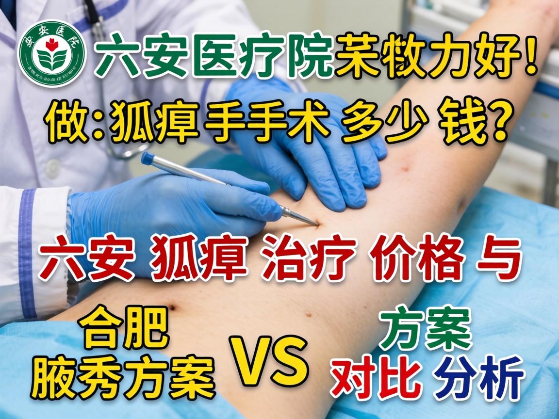 六安医院做狐臭手术多少钱？六安狐臭治疗价格与合肥腋秀方案对比分析