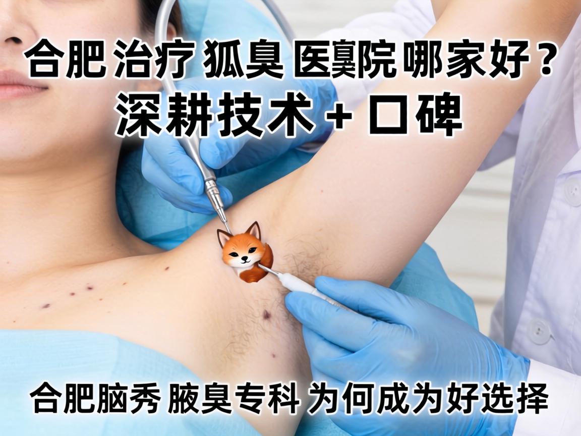 合肥治疗狐臭医院哪家好？深耕技术+口碑，合肥腋秀腋臭专科为何成为好选择
