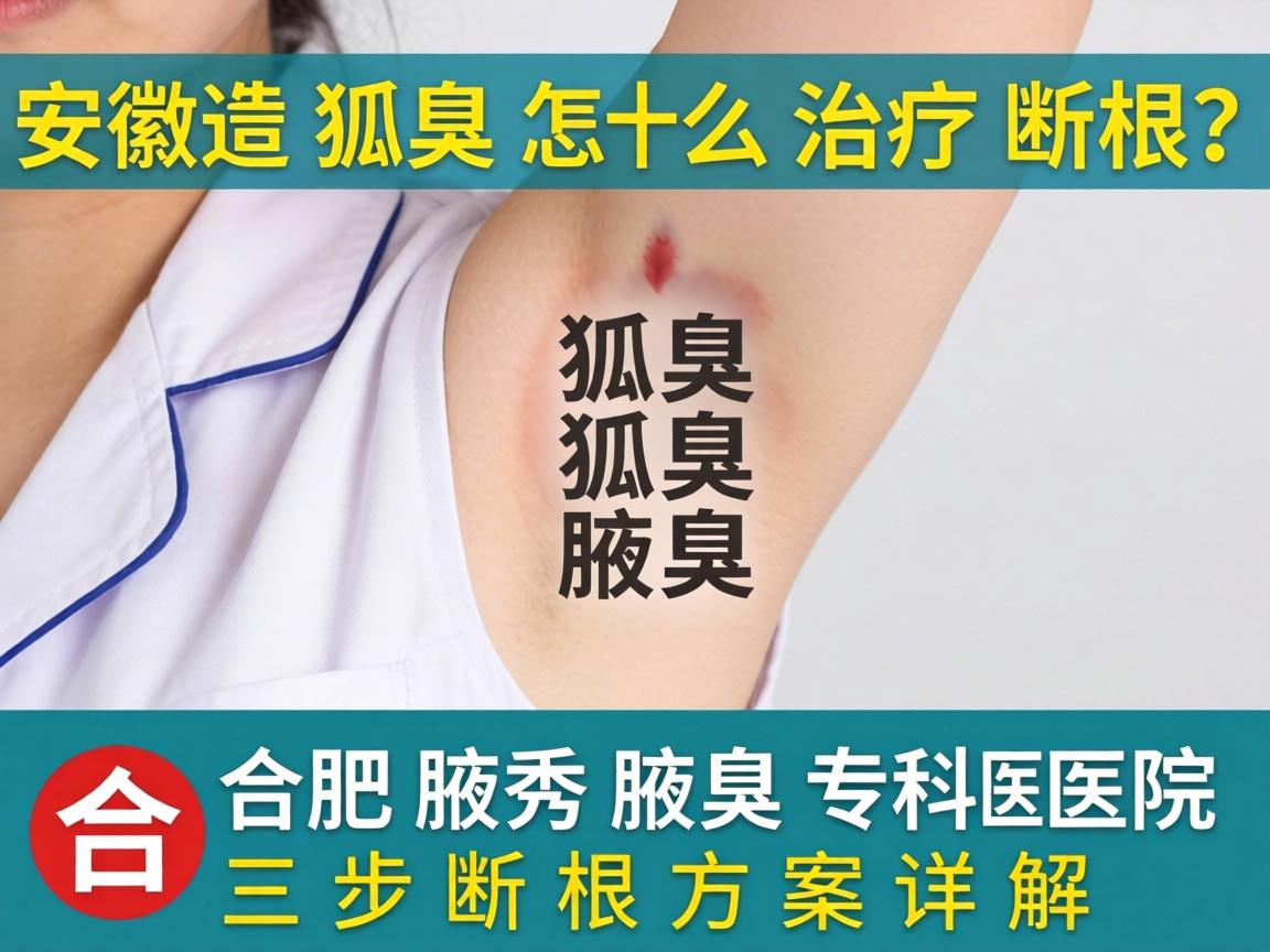 安徽狐臭怎么治疗断根？合肥腋秀腋臭专科医院三步断根方案详解