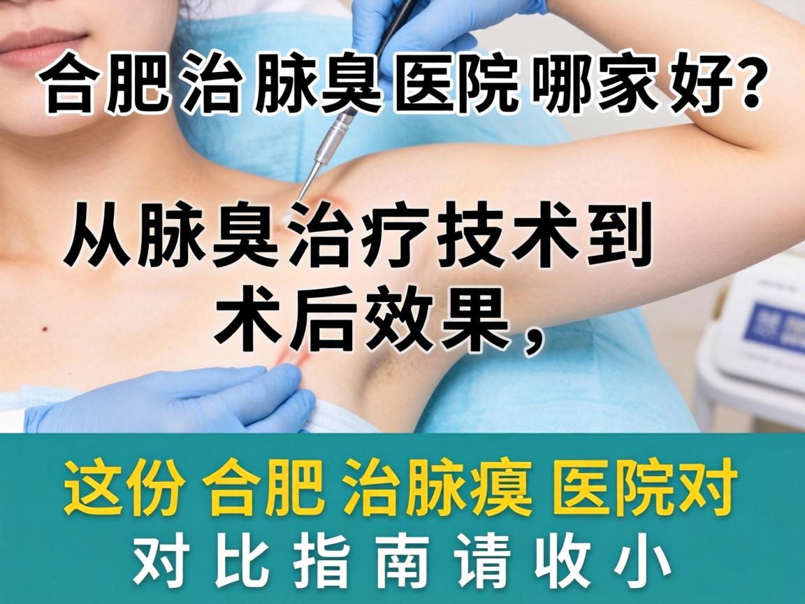 合肥治腋臭医院哪家好?从腋臭治疗技术到术后效果,这份合肥治腋臭医院对比指南请收好 合肥治腋臭医院哪家好?从腋臭治疗技术到术后效果,这份合肥治腋臭医院对比指南请收好