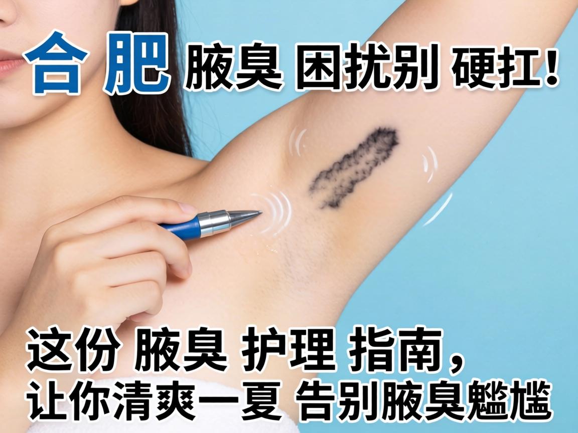 合肥腋臭困扰别硬扛！这份腋臭护理指南，让你清爽一夏告别腋臭尴尬