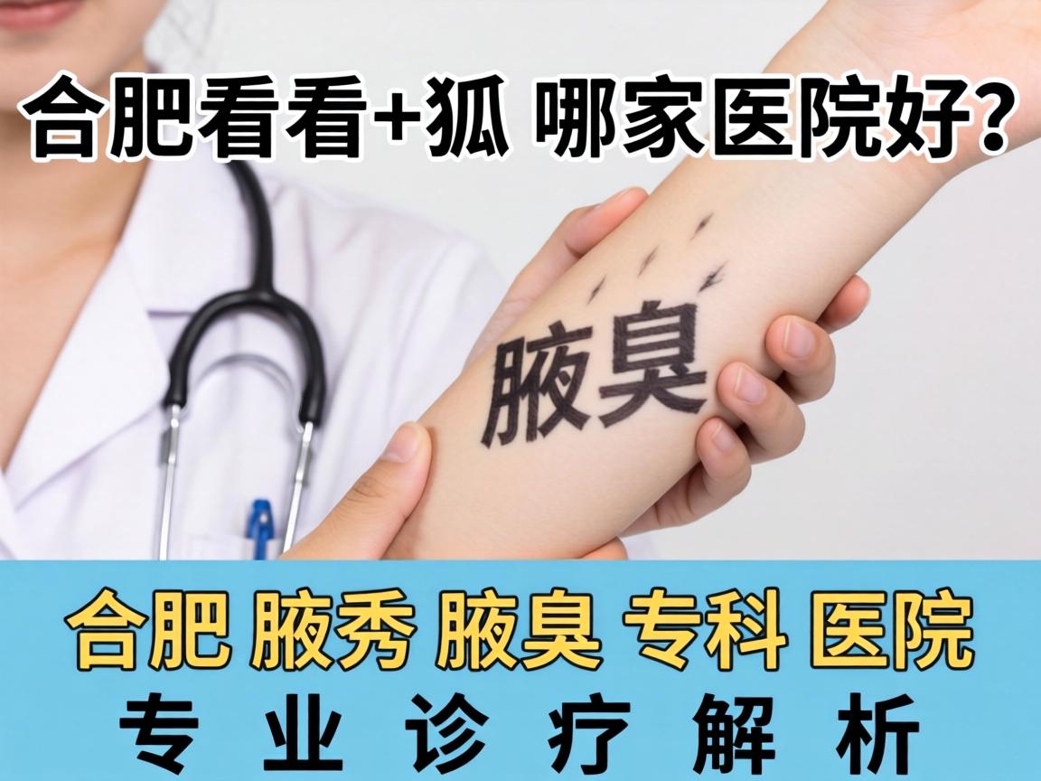合肥看狐臭哪家医院好？合肥腋秀腋臭专科医院专业诊疗解析