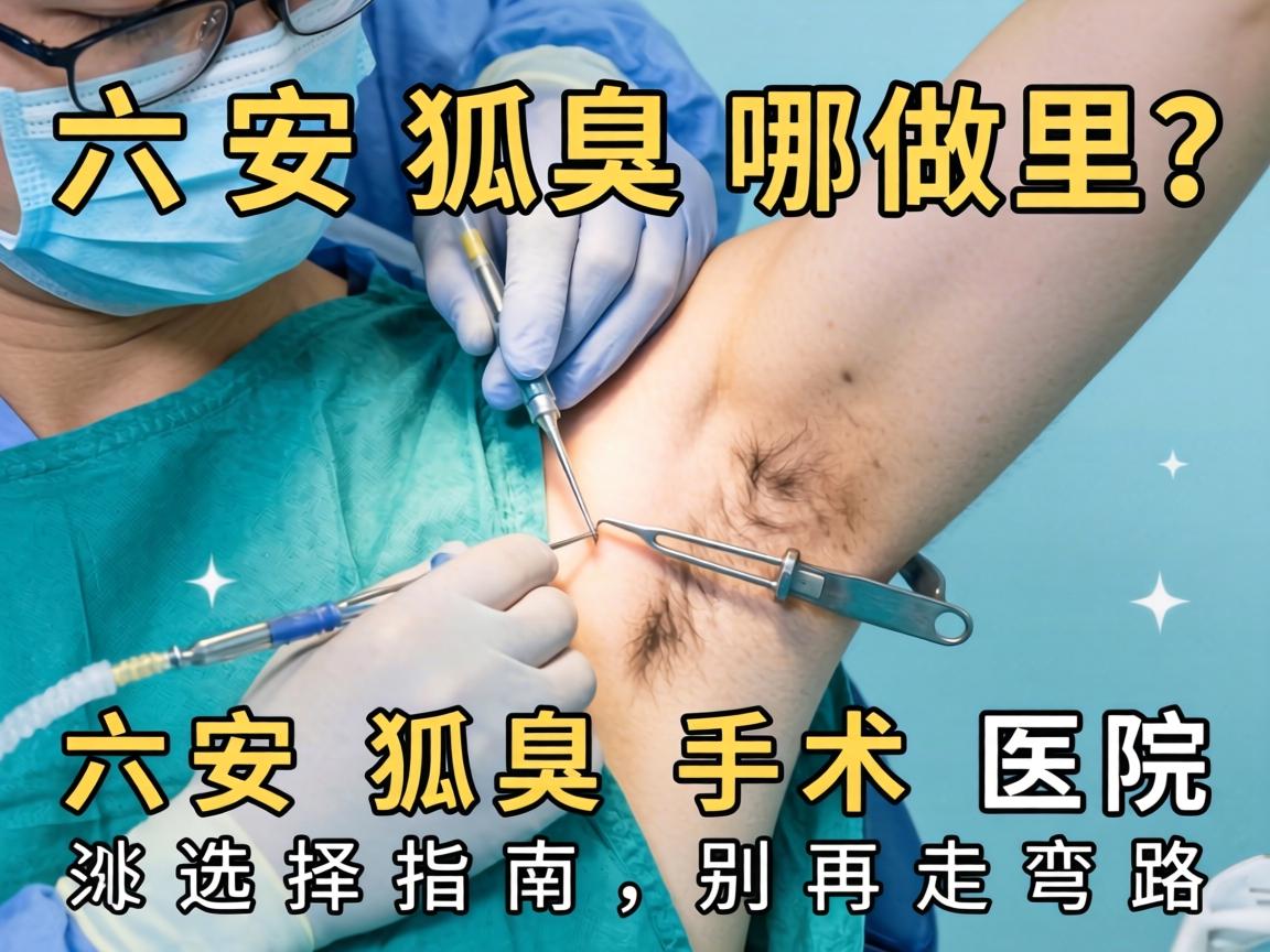 六安狐臭手术哪里做？六安狐臭手术医院选择指南，别再走弯路