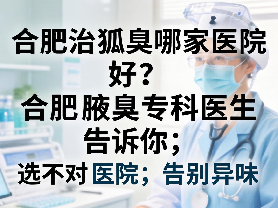 合肥治狐臭哪家医院好?合肥腋臭专科医生告诉你,选对医院,告别异味 合肥治狐臭哪家医院好?合肥腋臭专科医生告诉你,选对医院,告别异味