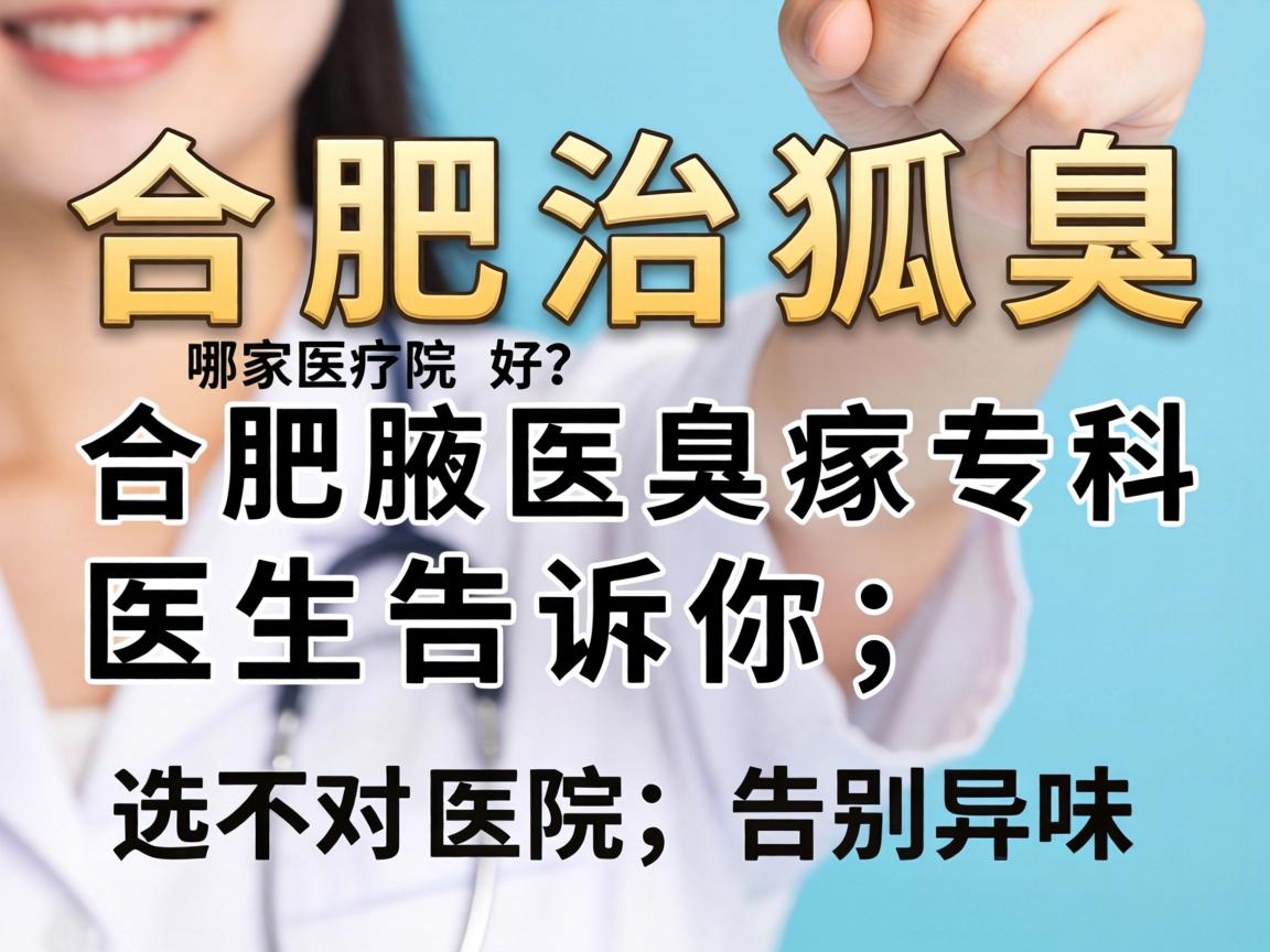 合肥治狐臭哪家医院好?合肥腋臭专科医生告诉你,选对医院,告别异味 合肥治狐臭哪家医院好?合肥腋臭专科医生告诉你,选对医院,告别异味