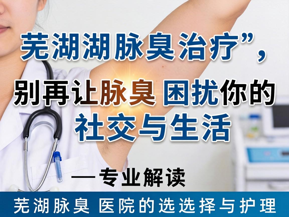 芜湖腋臭治疗，别再让腋臭困扰你的社交与生活—专业解读芜湖腋臭医院的选择与护理