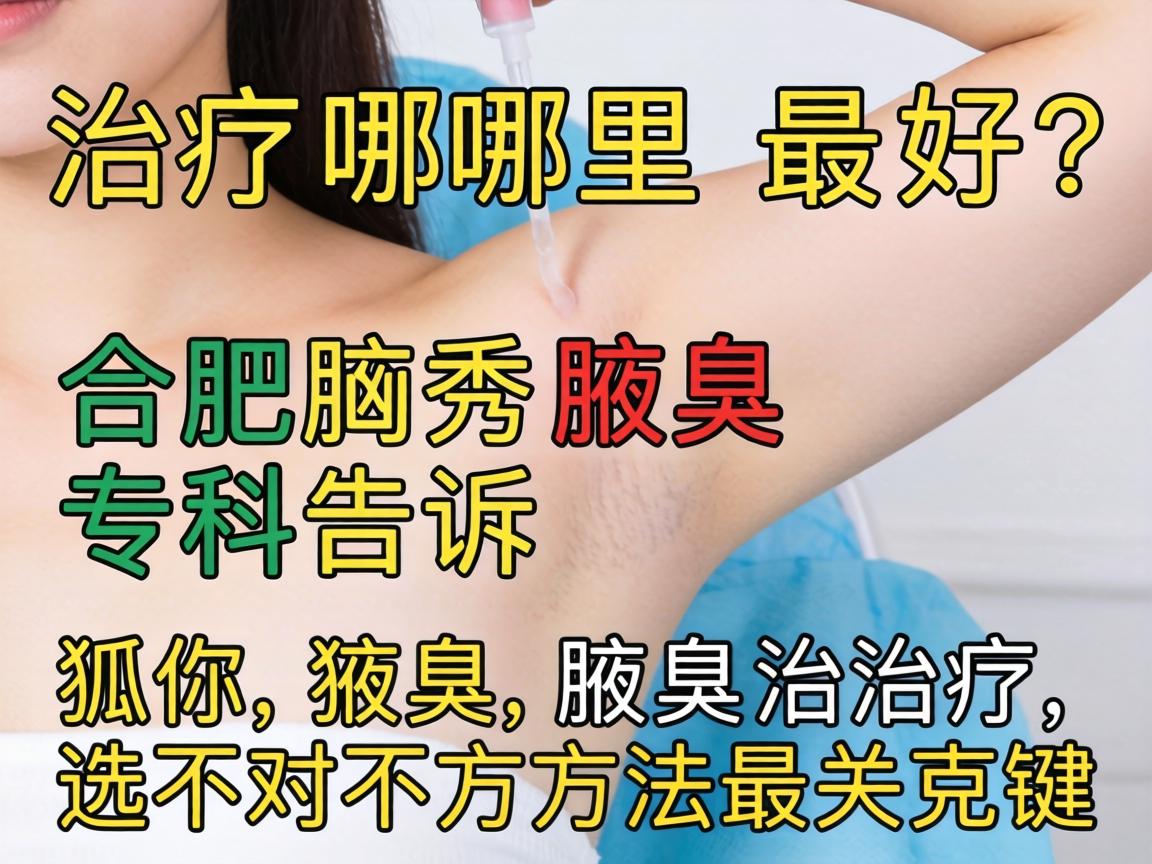 狐臭治疗哪里最好?合肥腋秀腋臭专科告诉你,狐臭治疗选对方法最关键 狐臭治疗哪里最好?合肥腋秀腋臭专科告诉你,狐臭治疗选对方法最关键
