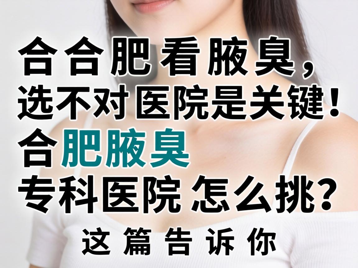合肥看腋臭,选对医院是关键!合肥腋臭专科医院怎么挑?这篇告诉你 合肥看腋臭,选对医院是关键!合肥腋臭专科医院怎么挑?这篇告诉你