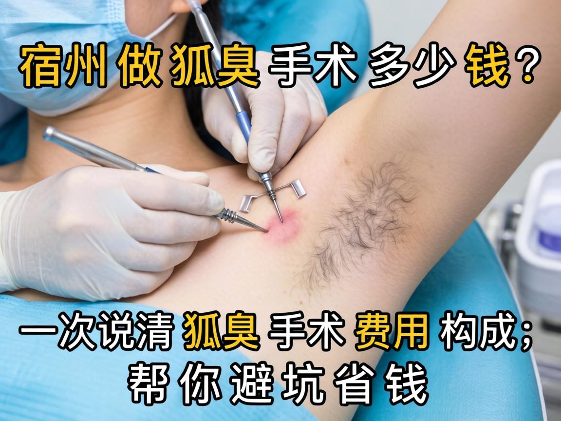 宿州做狐臭手术多少钱?一次说清狐臭手术费用构成,帮你避坑省钱 宿州做狐臭手术多少钱?一次说清狐臭手术费用构成,帮你避坑省钱