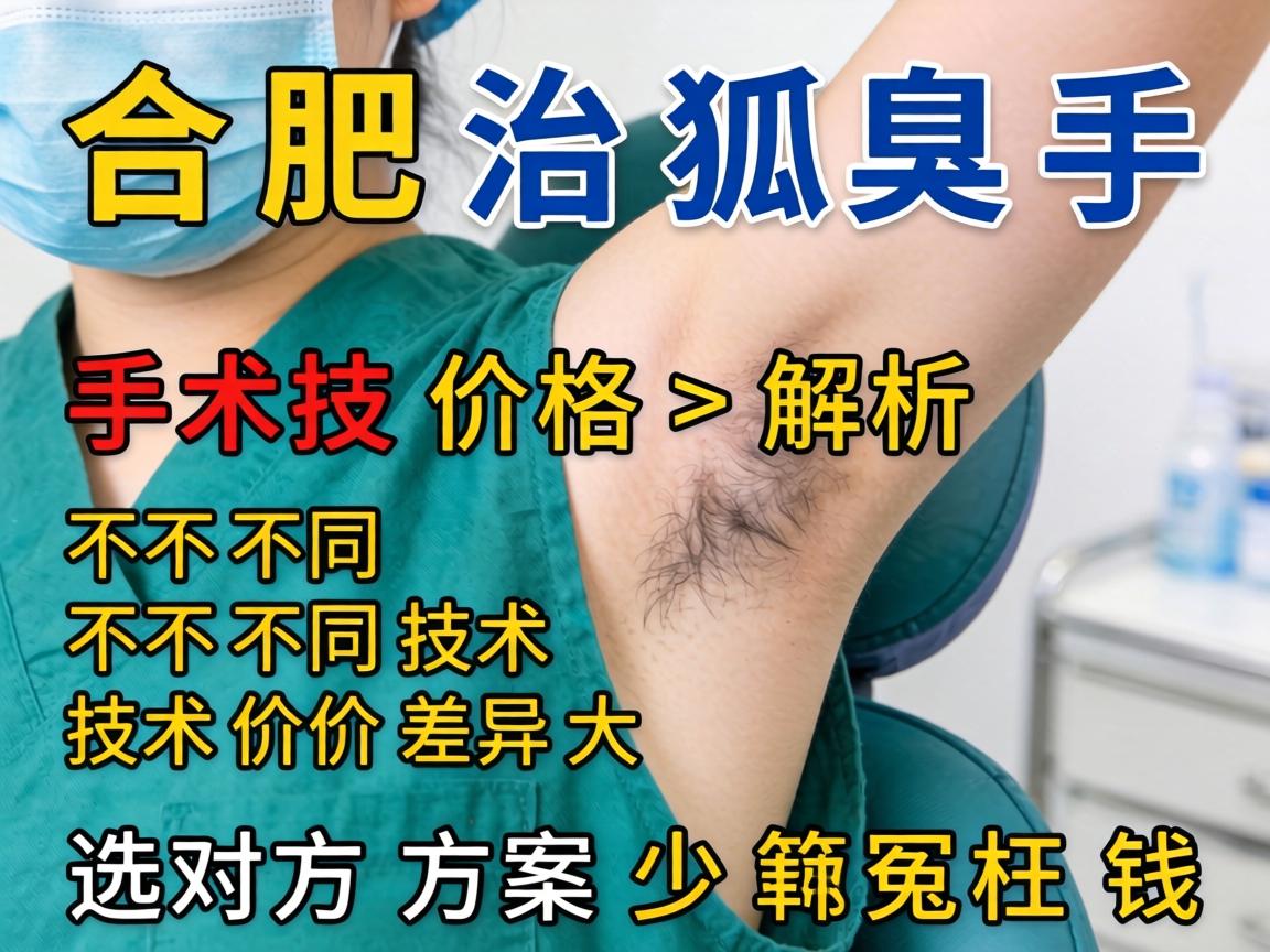 合肥治狐臭手术价格解析,不同技术价格差异大,选对方案少花冤枉钱 合肥治狐臭手术价格解析,不同技术价格差异大,选对方案少花冤枉钱