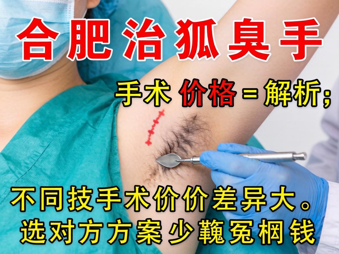 合肥治狐臭手术价格解析,不同技术价格差异大,选对方案少花冤枉钱 合肥治狐臭手术价格解析,不同技术价格差异大,选对方案少花冤枉钱
