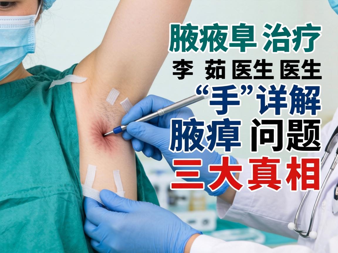 腋臭手术腋臭治疗,李茹医生详解腋臭问题三大真相 腋臭手术腋臭治疗,李茹医生详解腋臭问题三大真相