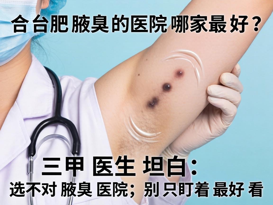 合肥腋臭医院哪家最好?三甲医生坦白,选对腋臭医院,别只盯着最好看 合肥腋臭医院哪家最好?三甲医生坦白,选对腋臭医院,别只盯着最好看