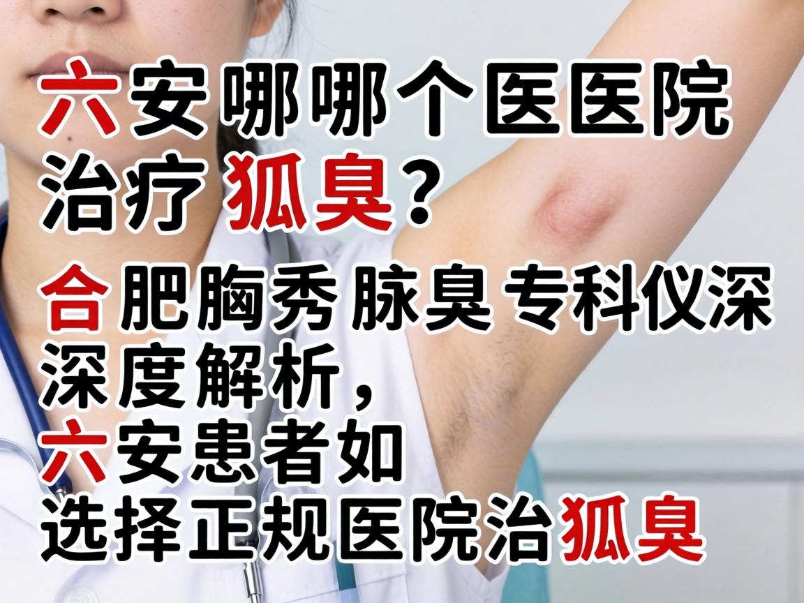 六安哪个医院治疗狐臭?合肥腋秀腋臭专科深度解析,六安患者如何选择正规医院治狐臭 六安哪个医院治疗狐臭?合肥腋秀腋臭专科深度解析,六安患者如何选择正规医院治狐臭