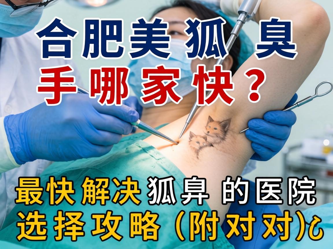 合肥狐臭手术哪家快?最快解决狐臭的医院选择攻略(附对比) 合肥狐臭手术哪家快?最快解决狐臭的医院选择攻略(附对比)