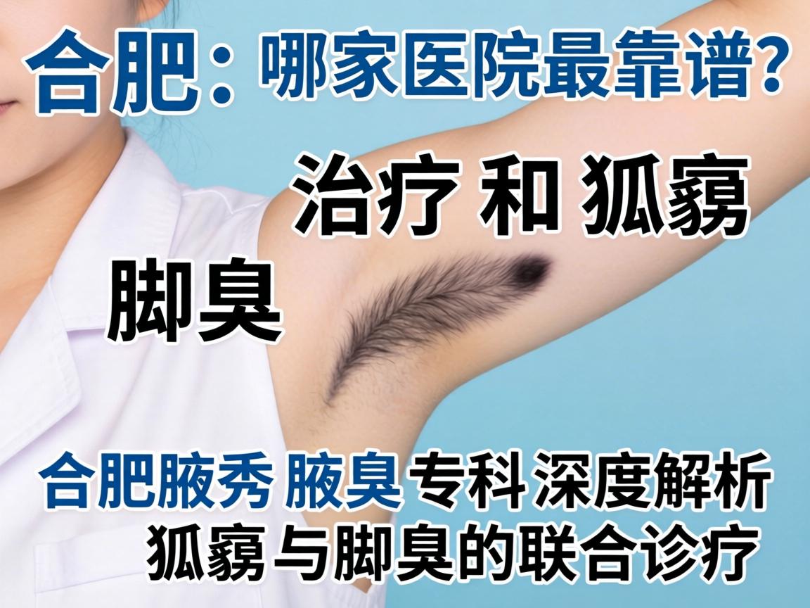 合肥治疗狐臭和脚臭，哪家医院最靠谱？合肥腋秀腋臭专科深度解析狐臭与脚臭的联合诊疗