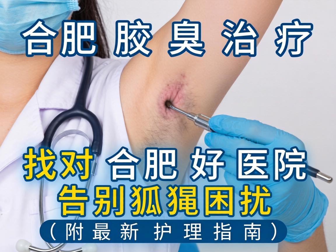 合肥腋臭治疗，找对合肥好医院，告别狐臭困扰（附最新护理指南）