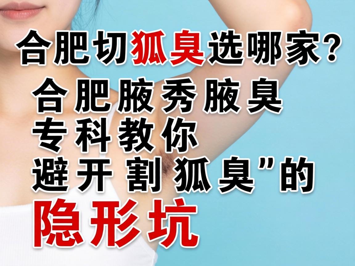 合肥切狐臭选哪家?合肥腋秀腋臭专科教你避开割狐臭的隐形坑 合肥切狐臭选哪家?合肥腋秀腋臭专科教你避开割狐臭的隐形坑