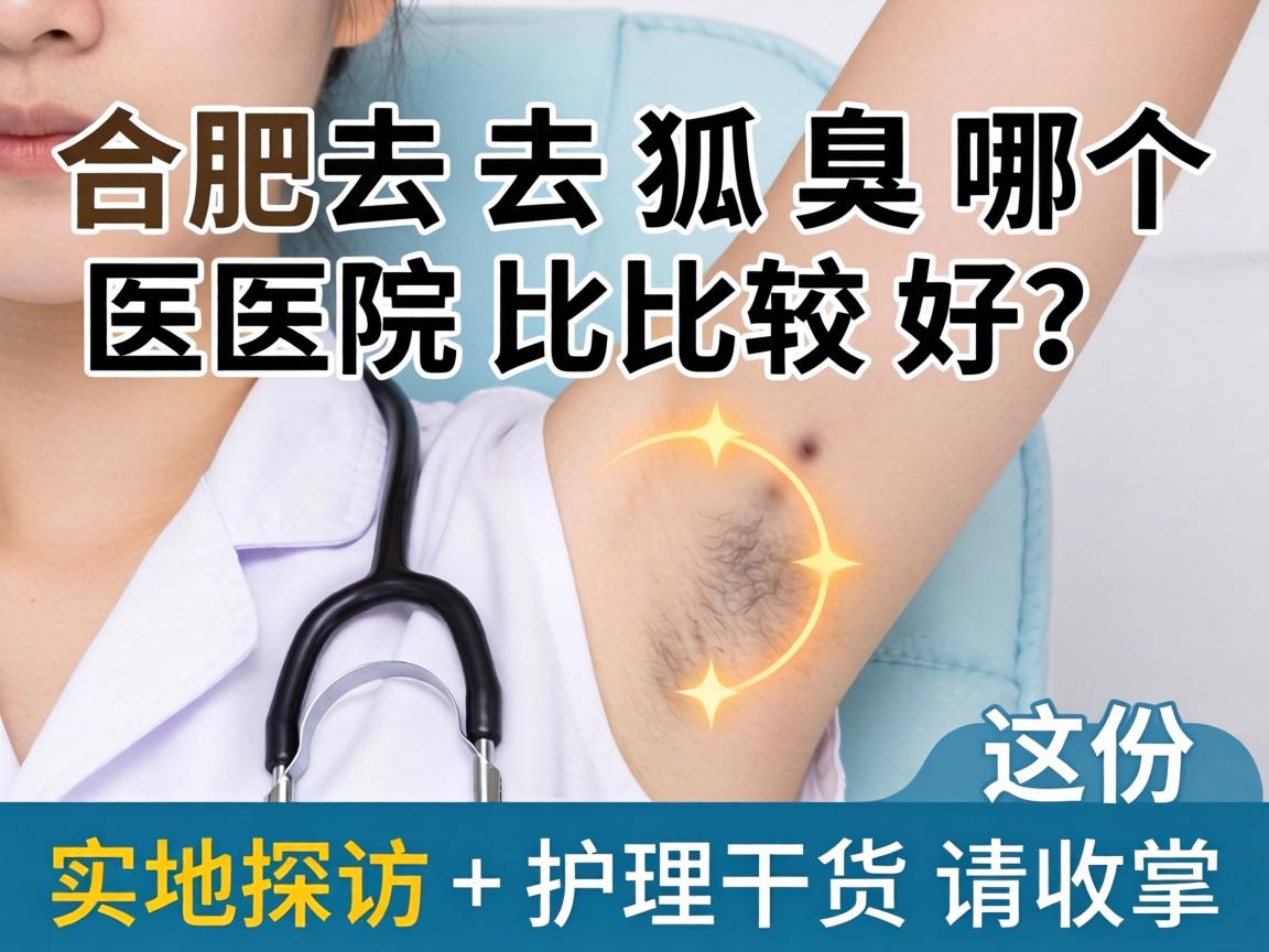 合肥去狐臭哪个医院比较好？这份实地探访+护理干货请收好