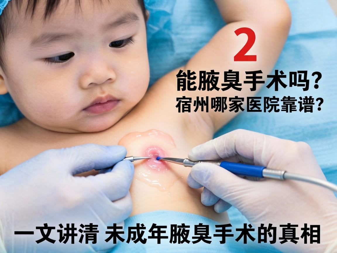 12岁孩子能腋臭手术吗？宿州哪家医院靠谱？一文讲清未成年腋臭手术的真相
