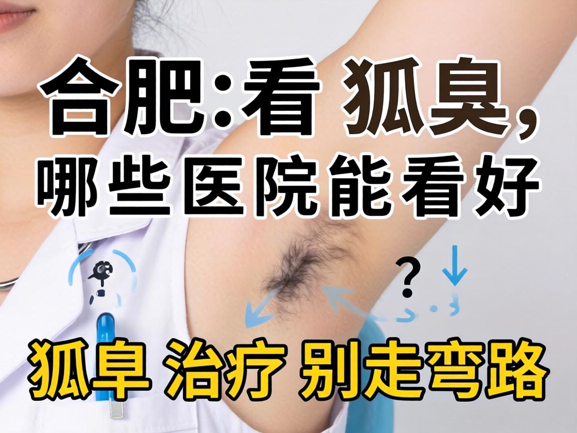 在合肥看狐臭,哪些医院能看好?狐臭治疗别走弯路 在合肥看狐臭,哪些医院能看好?狐臭治疗别走弯路