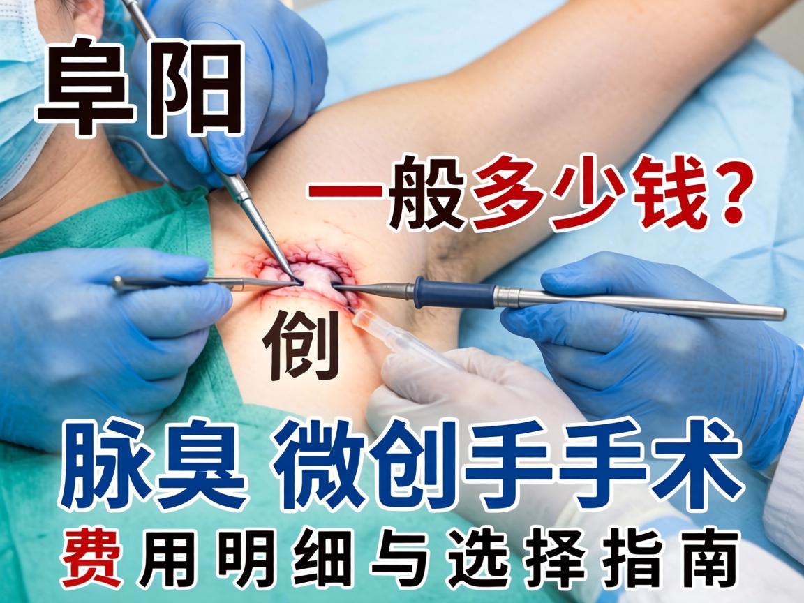 阜阳腋臭微创手术一般多少钱？腋臭微创手术费用明细与选择指南
