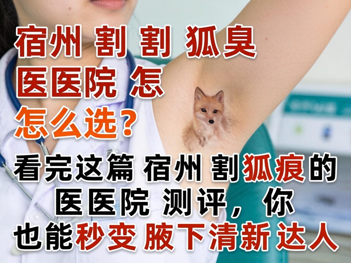 宿州割狐臭医院怎么选?看完这篇宿州割狐臭的医院测评,你也能秒变腋下清新达人 宿州割狐臭医院怎么选?看完这篇宿州割狐臭的医院测评,你也能秒变腋下清新达人