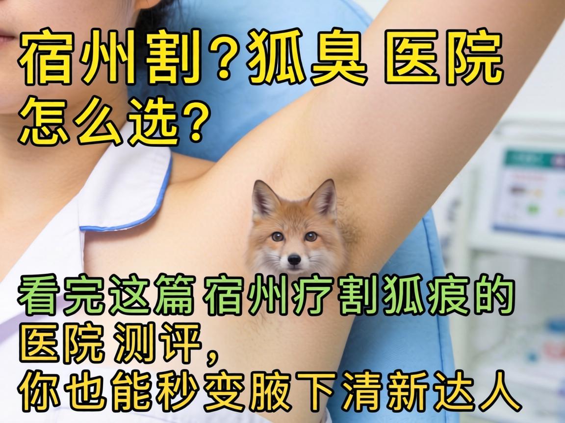宿州割狐臭医院怎么选?看完这篇宿州割狐臭的医院测评,你也能秒变腋下清新达人 宿州割狐臭医院怎么选?看完这篇宿州割狐臭的医院测评,你也能秒变腋下清新达人