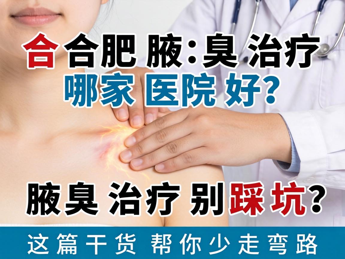 合肥腋臭治疗哪家医院好？腋臭治疗别踩坑，这篇干货帮你少走弯路