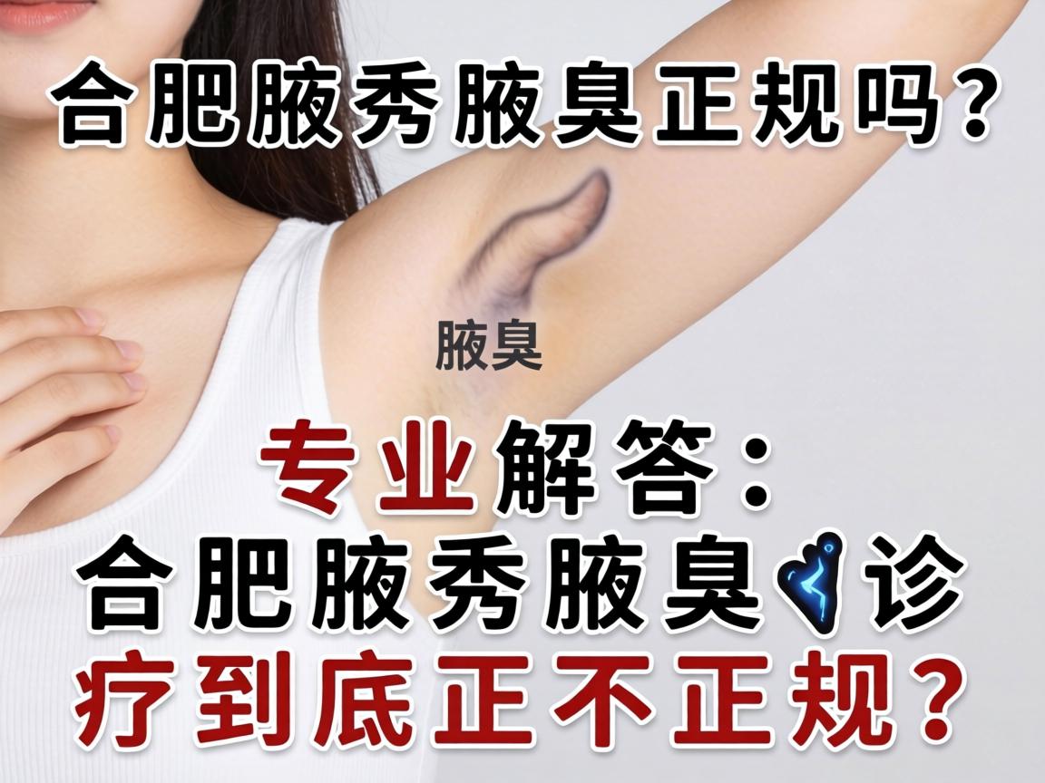 合肥腋秀腋臭正规吗？专业解答，合肥腋秀腋臭诊疗到底正不正规？