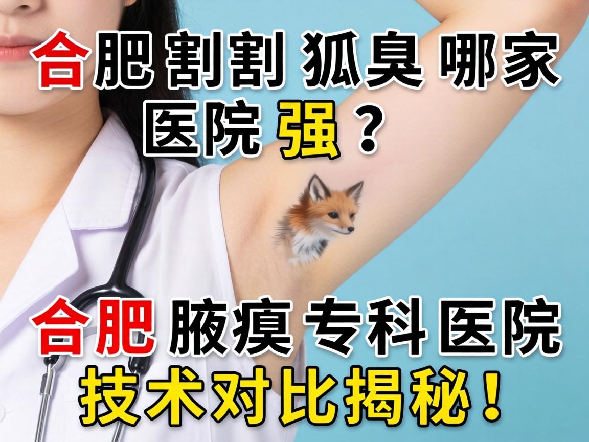 合肥割狐臭哪家医院强?合肥腋臭专科医院技术对比揭秘! 合肥割狐臭哪家医院强?合肥腋臭专科医院技术对比揭秘!