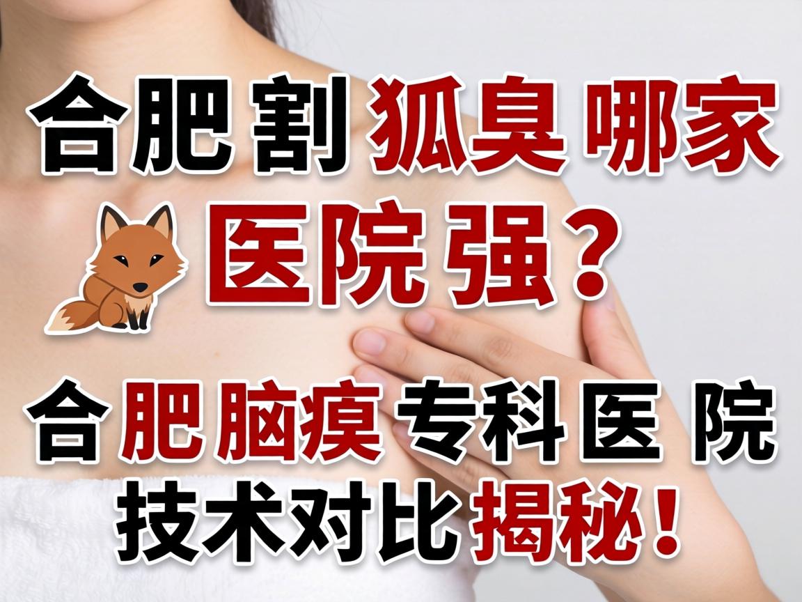 合肥割狐臭哪家医院强?合肥腋臭专科医院技术对比揭秘! 合肥割狐臭哪家医院强?合肥腋臭专科医院技术对比揭秘!