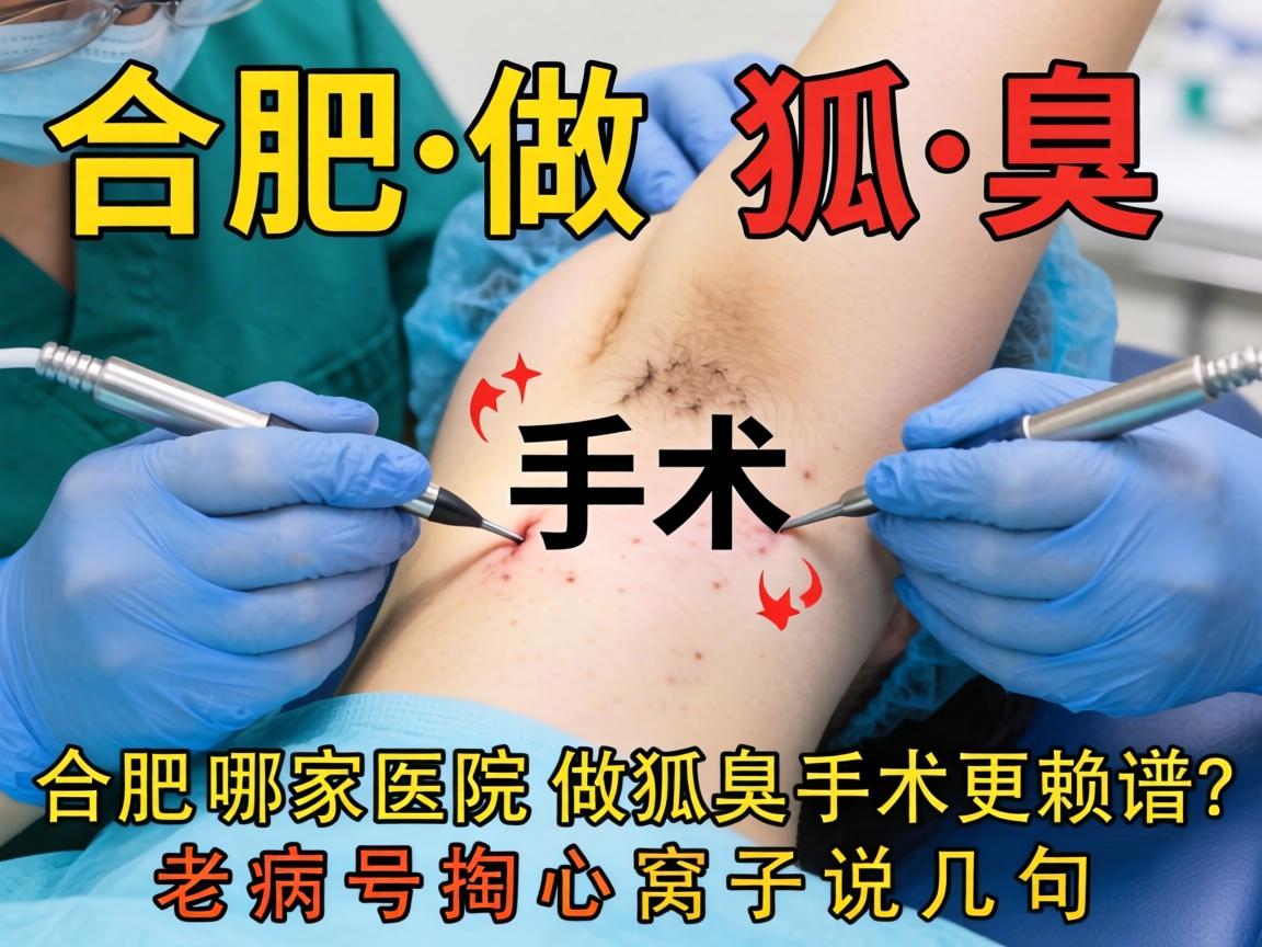 合肥做狐臭手术,合肥哪家医院做狐臭手术更靠谱?老病号掏心窝子说几句 合肥做狐臭手术,合肥哪家医院做狐臭手术更靠谱?老病号掏心窝子说几句