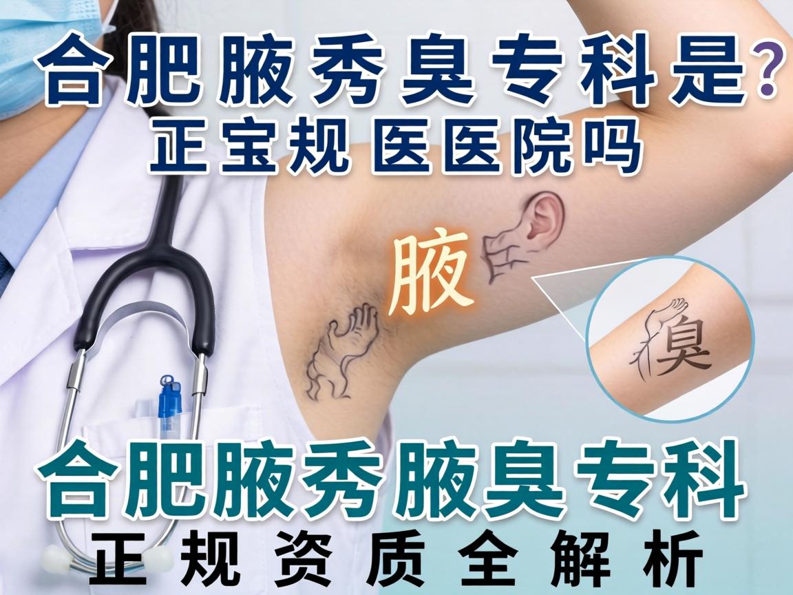合肥腋秀腋臭专科是正规医院吗?合肥腋秀腋臭专科正规资质全解析 合肥腋秀腋臭专科是正规医院吗?合肥腋秀腋臭专科正规资质全解析