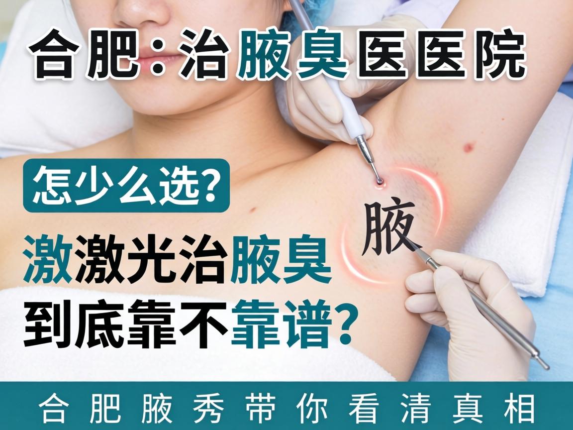 合肥治腋臭医院怎么选?激光治腋臭到底靠不靠谱?合肥腋秀带你看清真相 合肥治腋臭医院怎么选?激光治腋臭到底靠不靠谱?合肥腋秀带你看清真相