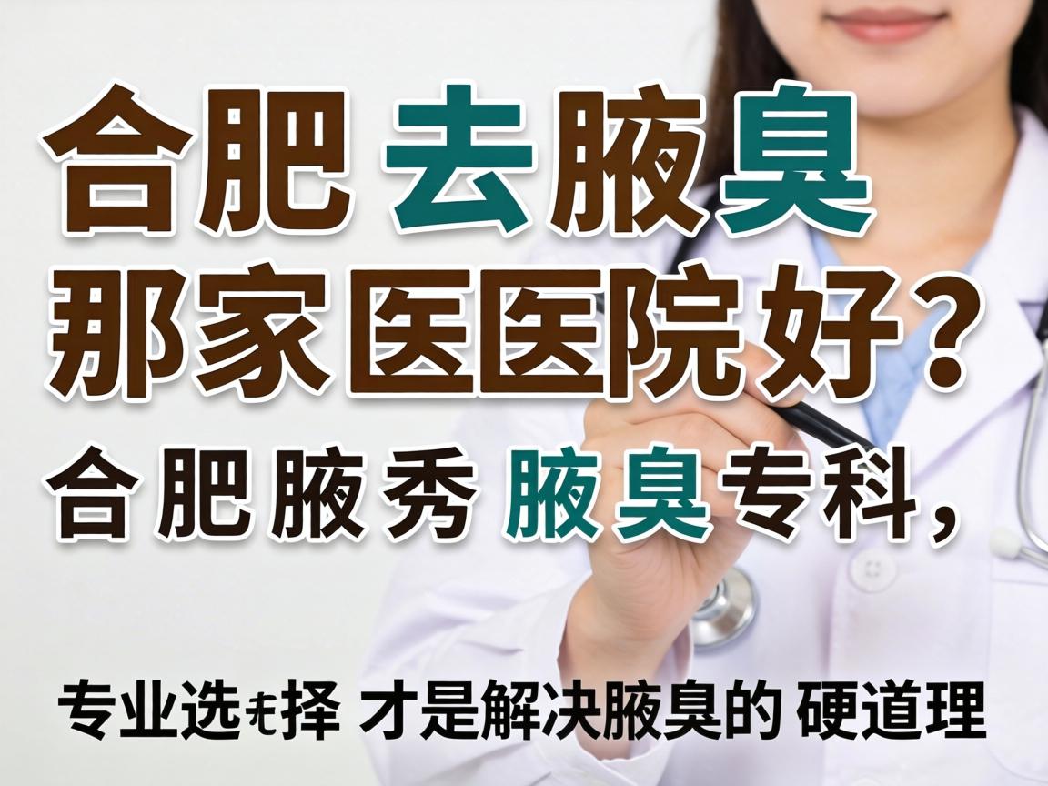合肥去腋臭那家医院好?合肥腋秀腋臭专科,专业选择才是解决腋臭的硬道理 合肥去腋臭那家医院好?合肥腋秀腋臭专科,专业选择才是解决腋臭的硬道理