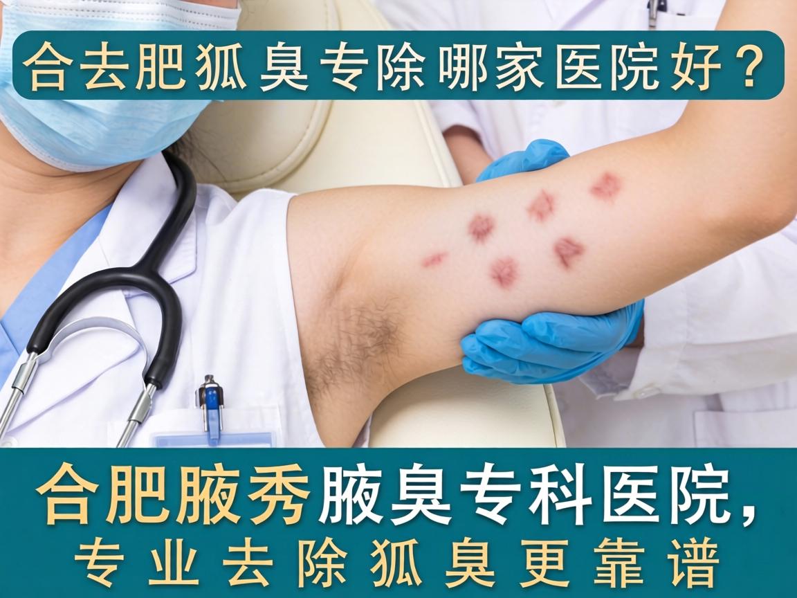 合肥狐臭去除哪家医院好？合肥腋秀腋臭专科医院，专业去除狐臭更靠谱