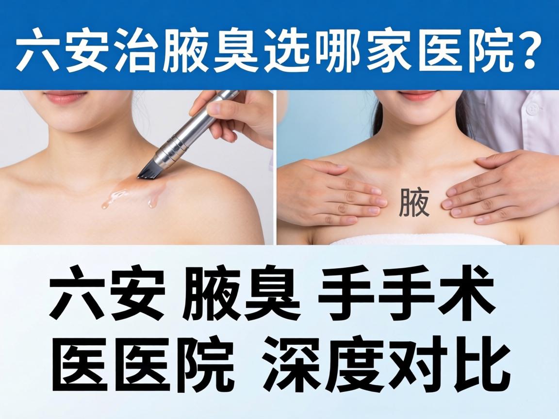 六安治腋臭选哪家医院？六安腋臭手术医院深度对比