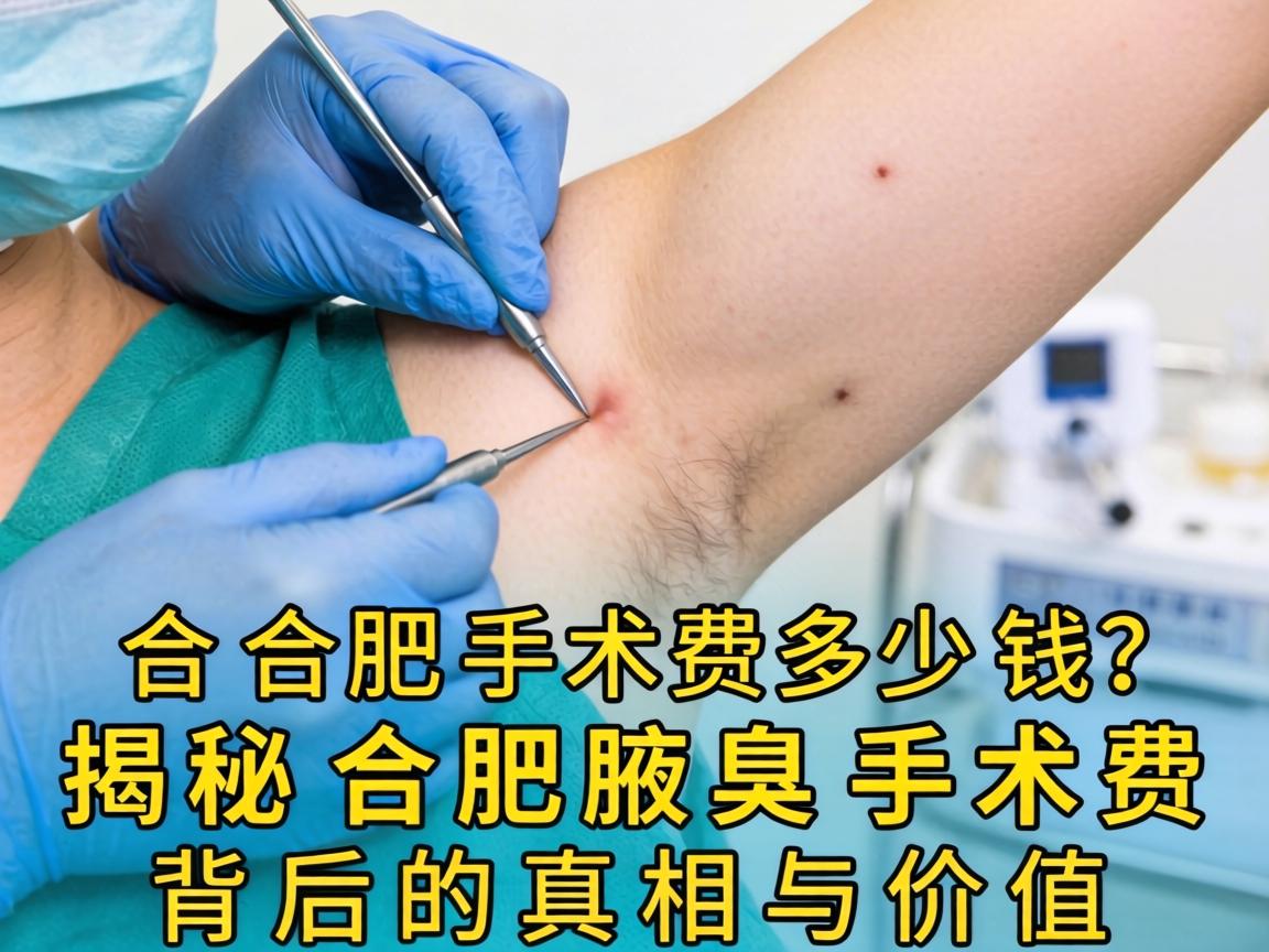 合肥腋臭手术费多少钱？揭秘合肥腋臭手术费背后的真相与价值
