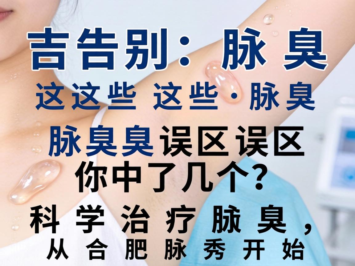 告别腋臭，这些腋臭误区你中了几个？科学治疗腋臭，从合肥腋秀开始