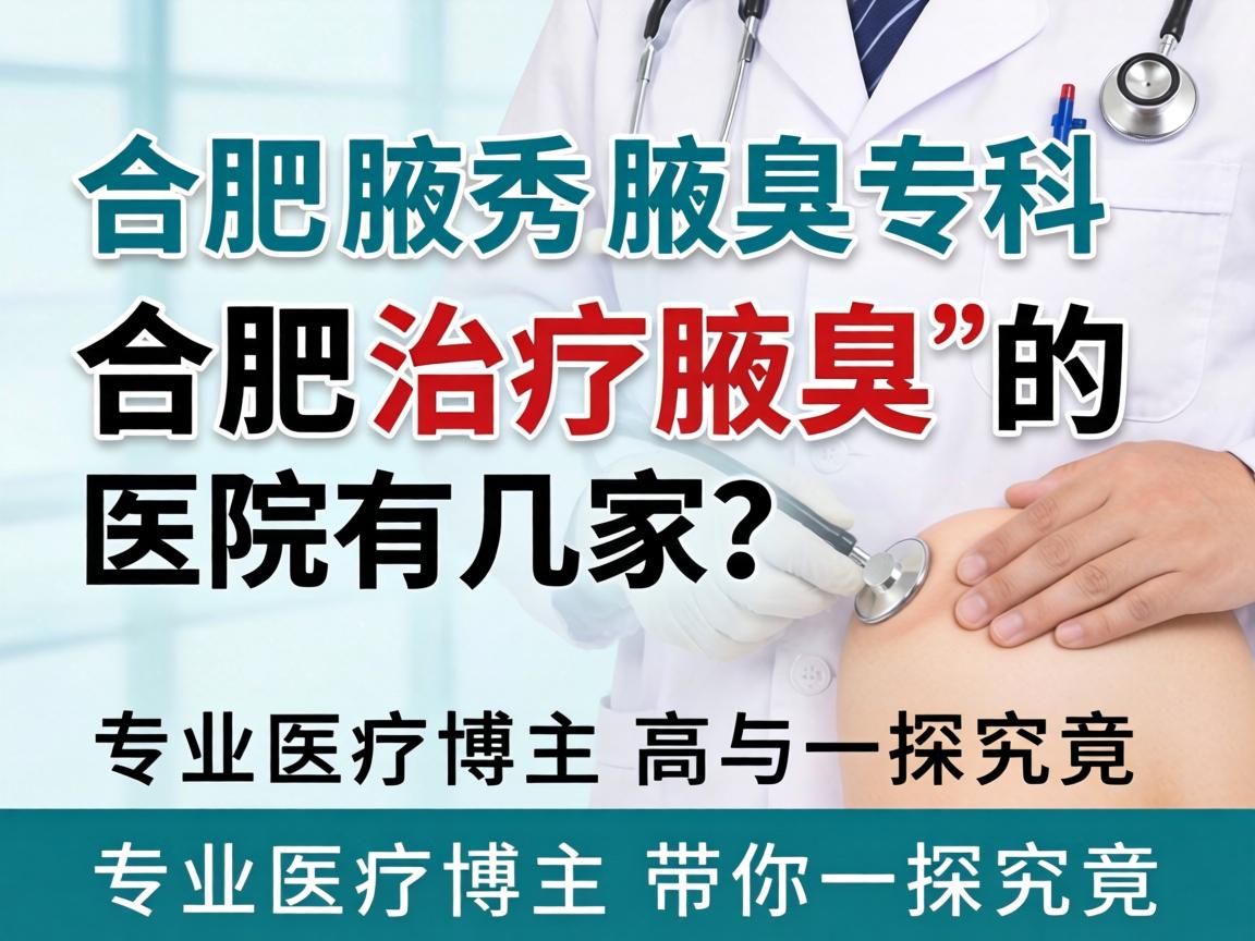 合肥腋秀腋臭专科,合肥治疗腋臭的医院有几家?专业医疗博主带你一探究竟 合肥腋秀腋臭专科,合肥治疗腋臭的医院有几家?专业医疗博主带你一探究竟